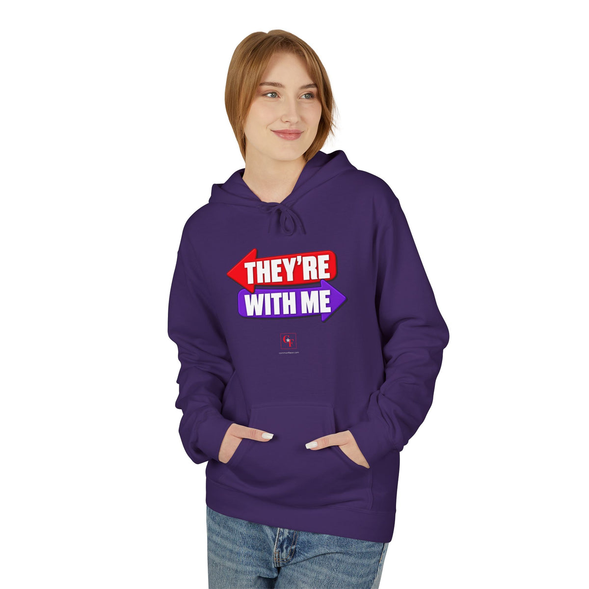 They're With Me Hoodie