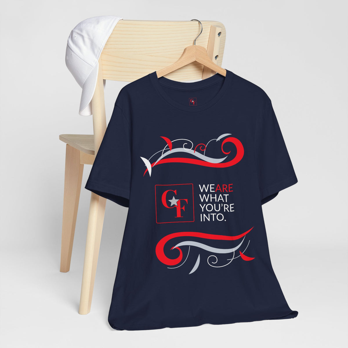 CF Originals "We Are What You're Into" Flowing Twist Tee