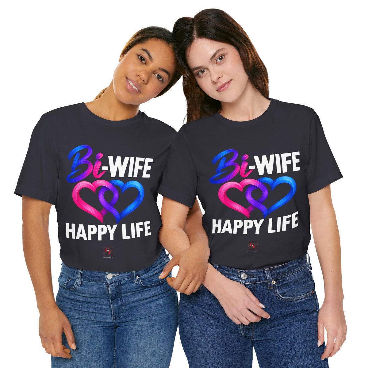Bi Wife Happy Life Tee