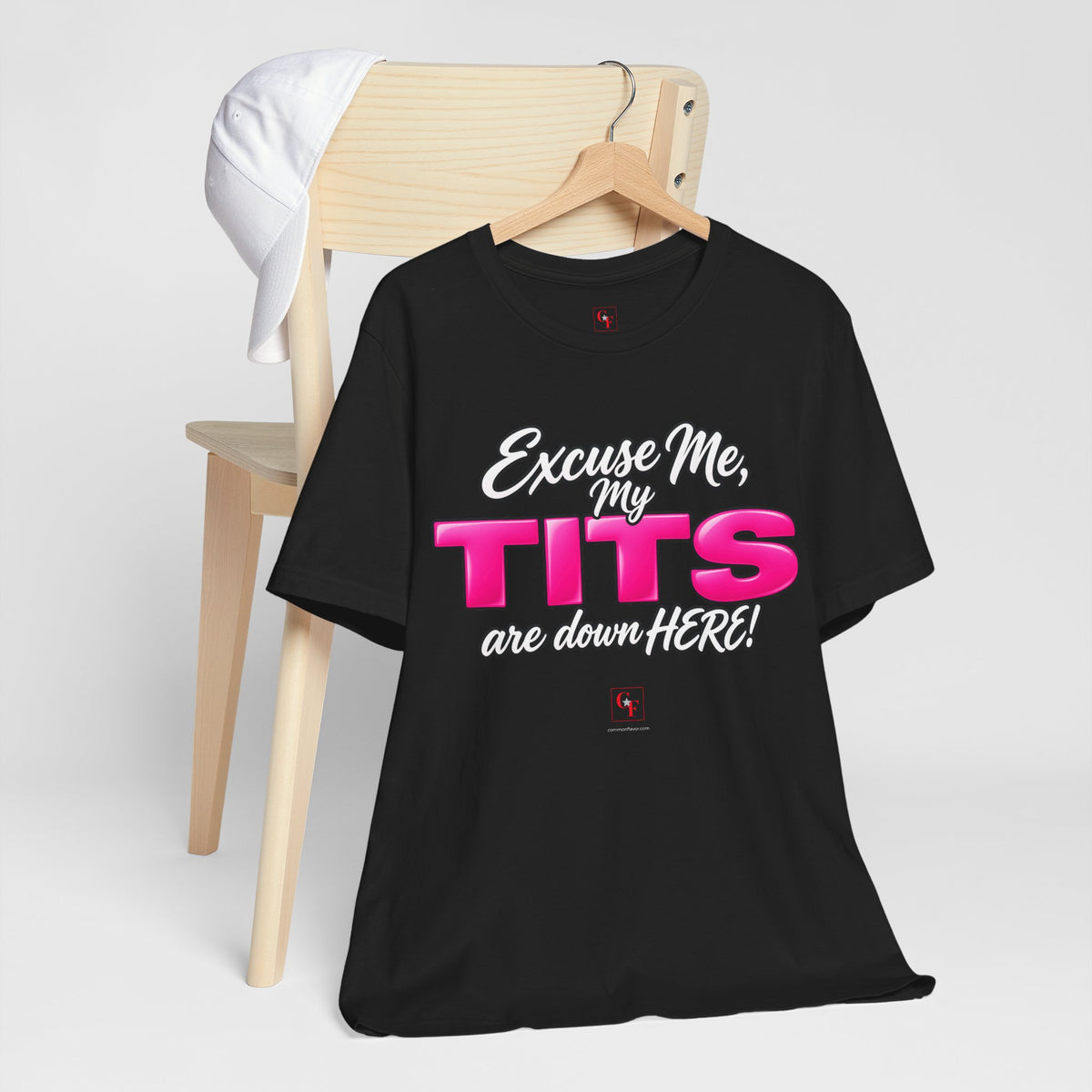 My Tits Are Down Here Tee