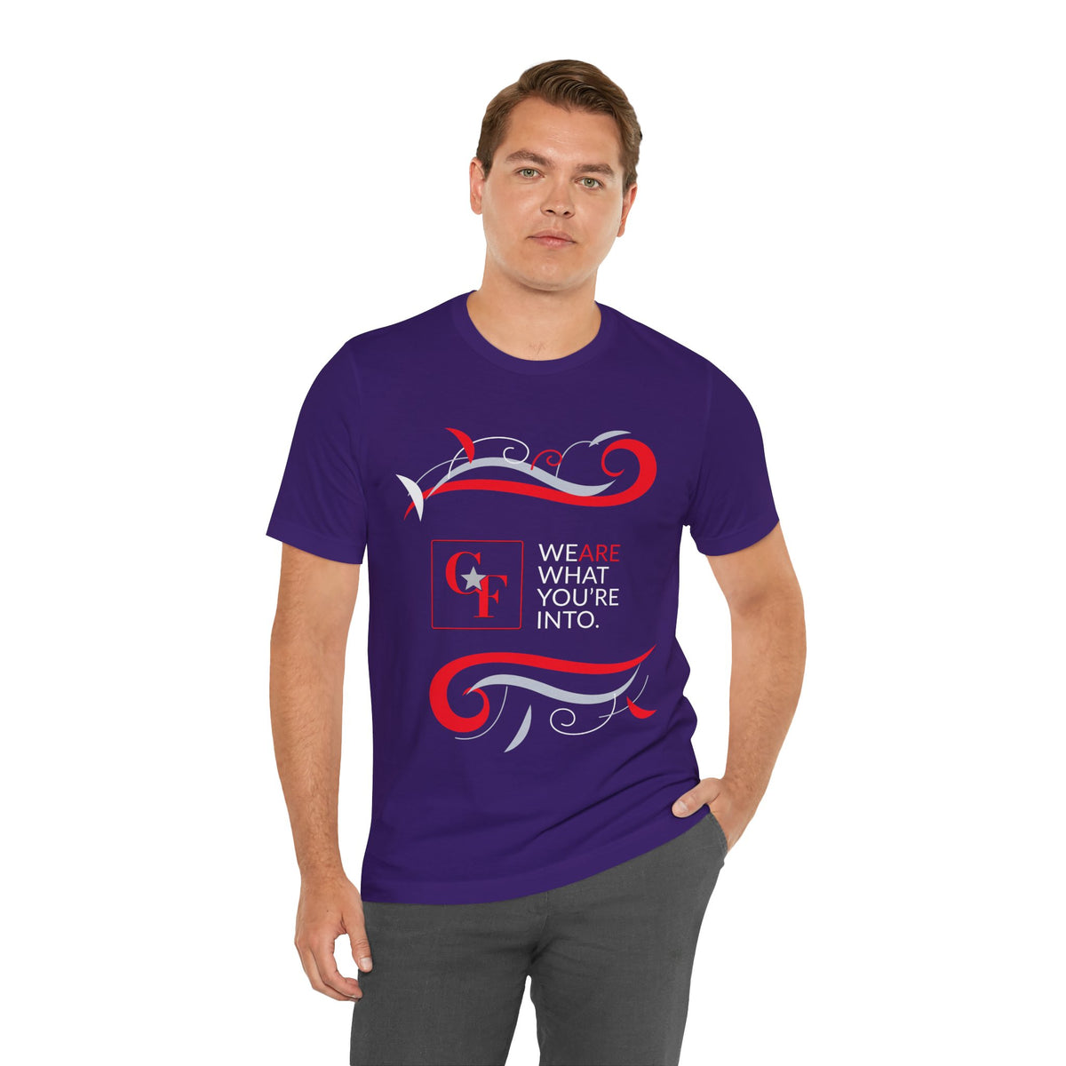 CF Originals "We Are What You're Into" Flowing Twist Tee