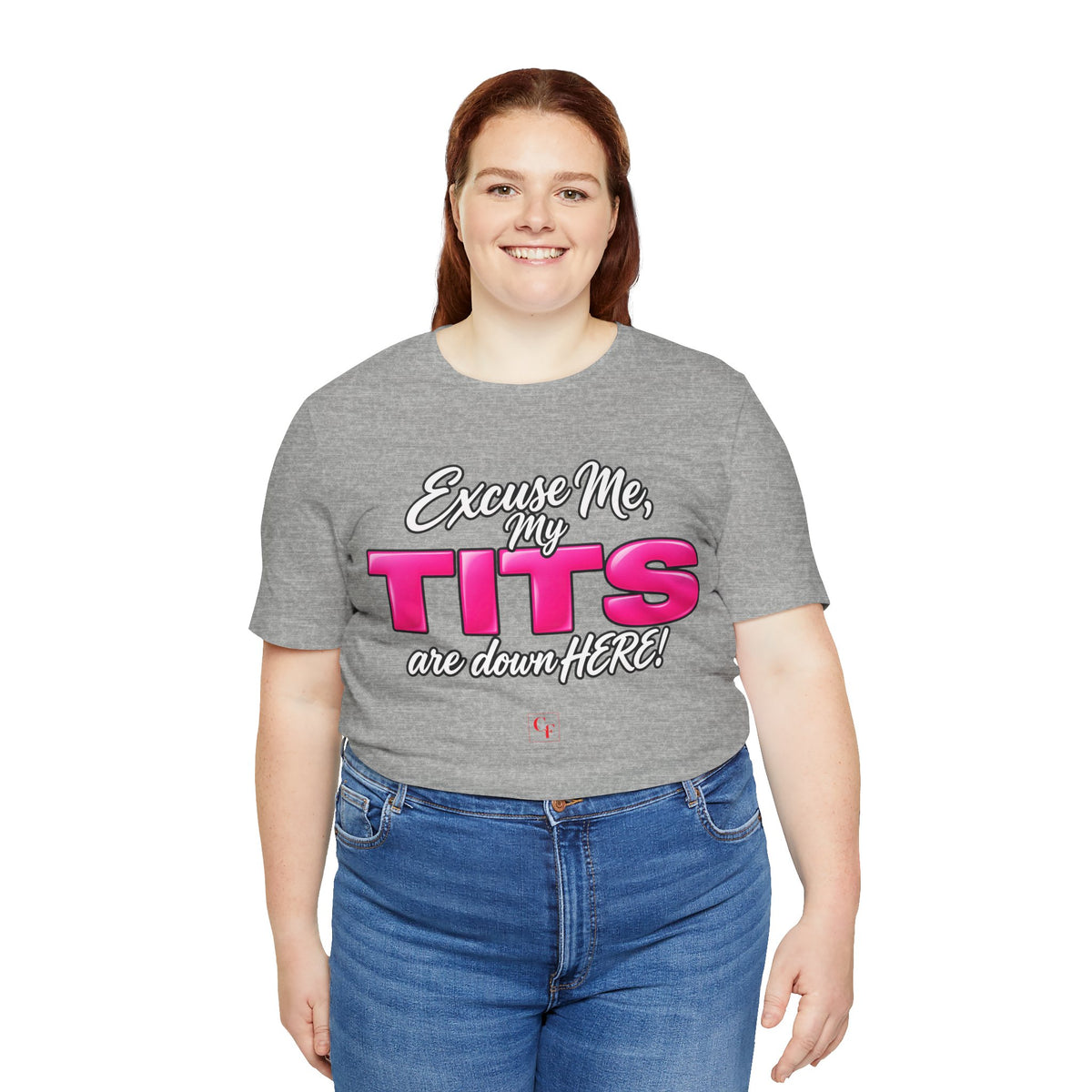 My Tits Are Down Here Tee