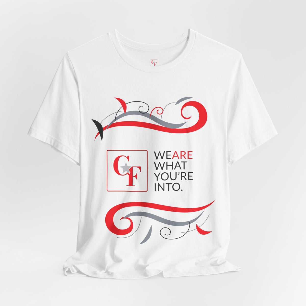 CF Originals "We Are What You're Into" Flowing Twist Tee