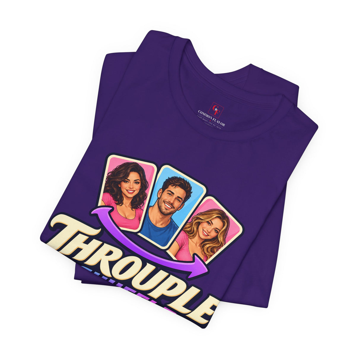 Throuple Shuffle Variation Tee