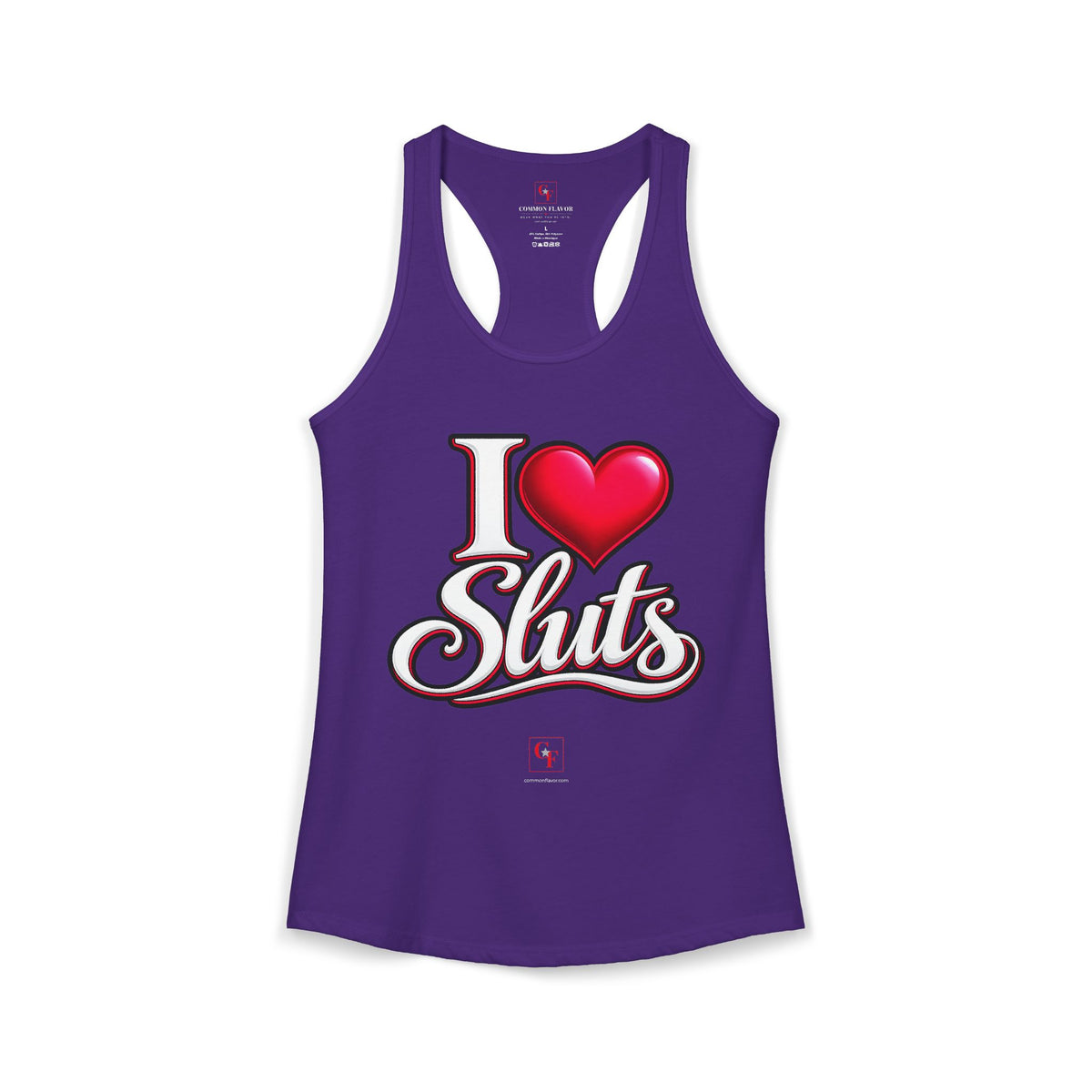 I Heart Sluts Racerback Tank