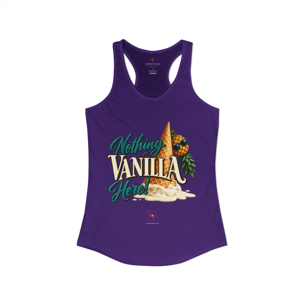 Nothing Vanilla Here Racerback Tank