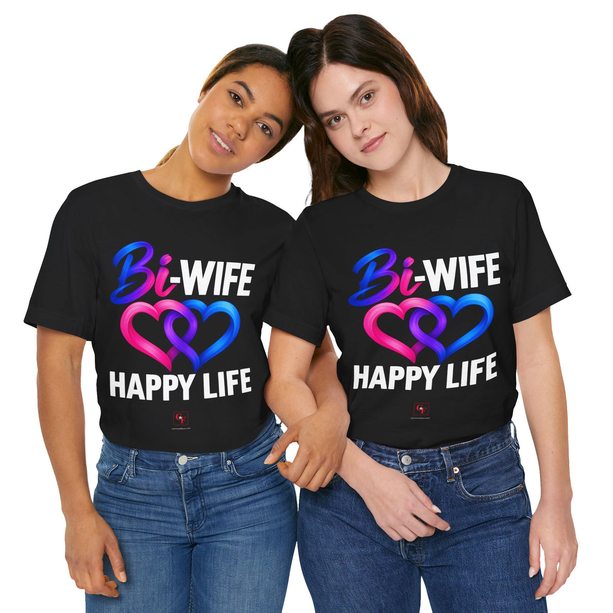 Bi Wife Happy Life Tee