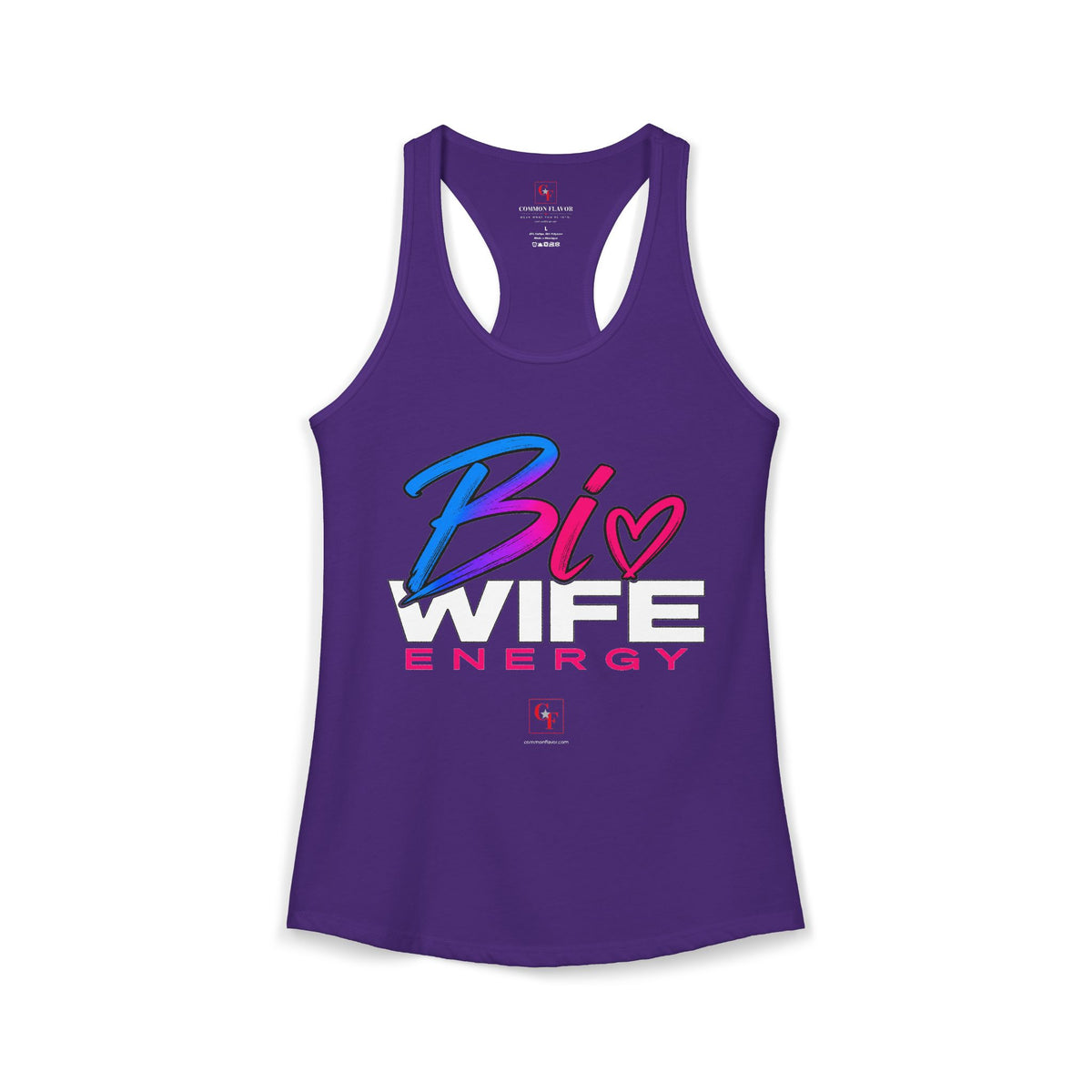 Bi Wife Energy Racerback Tank