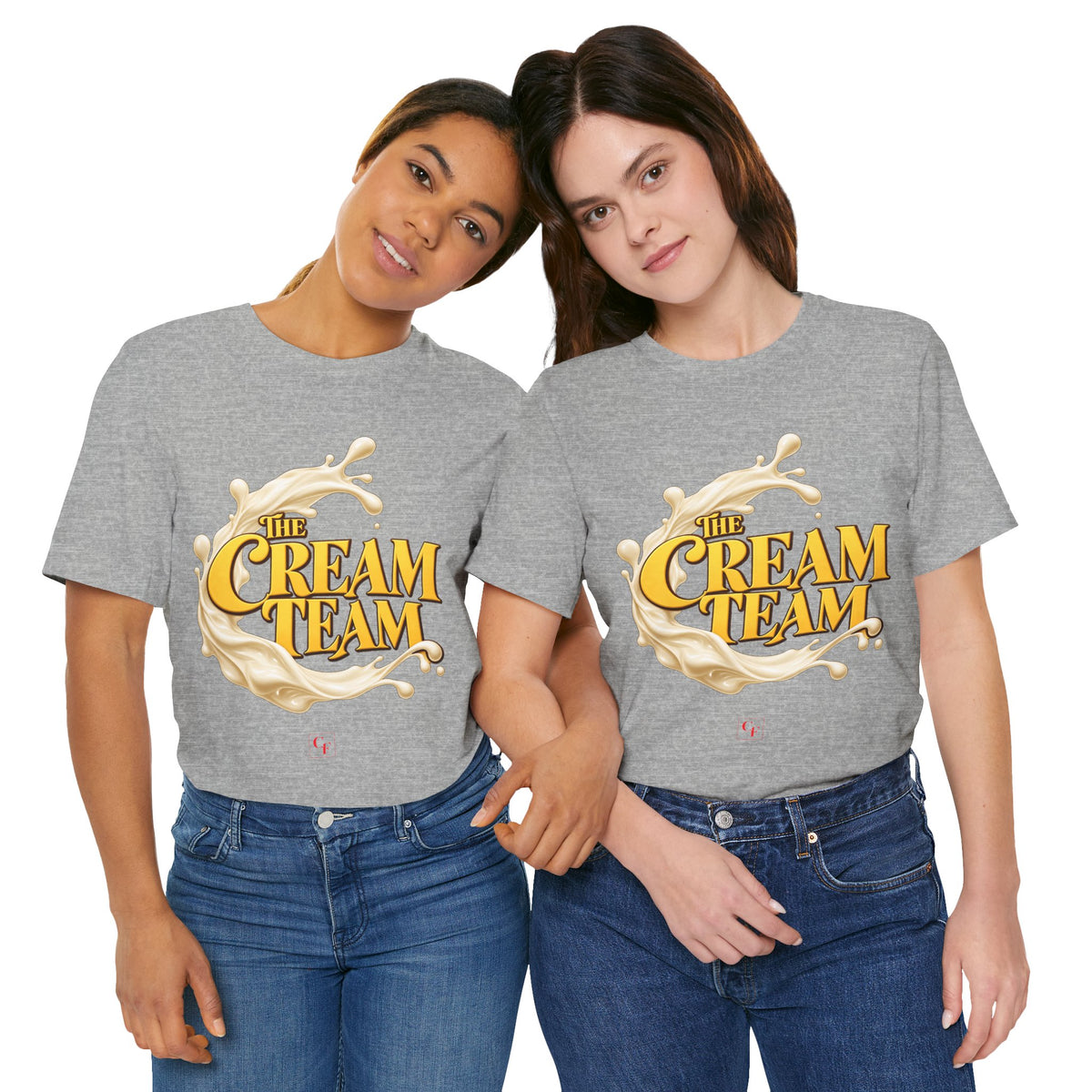Cream Team Splash Tee
