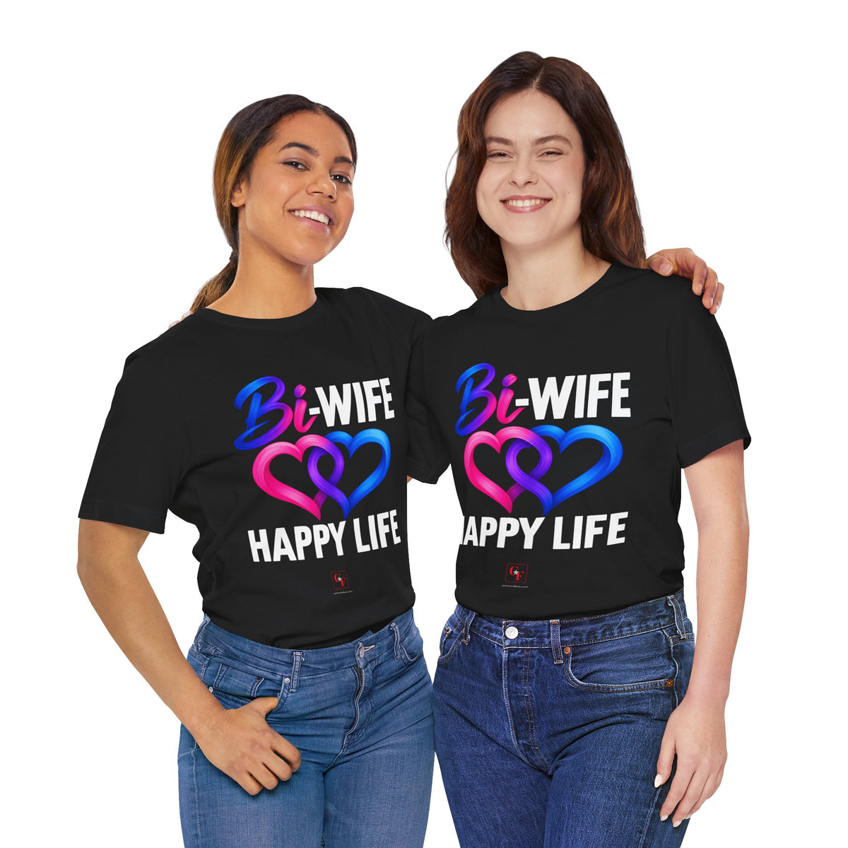 Bi Wife Happy Life Tee