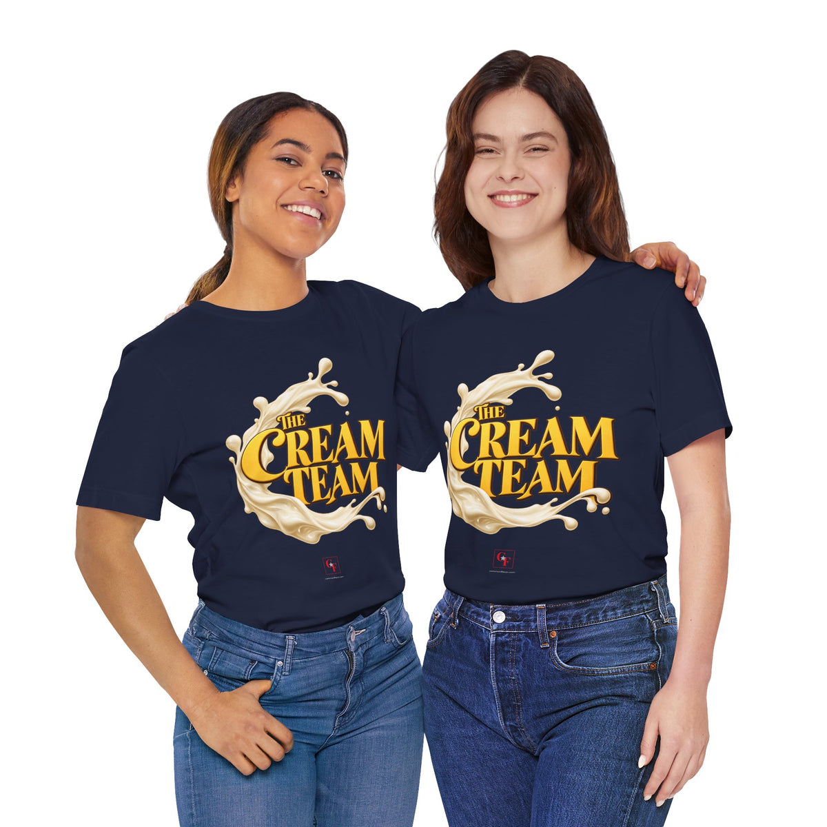 Cream Team Splash Tee