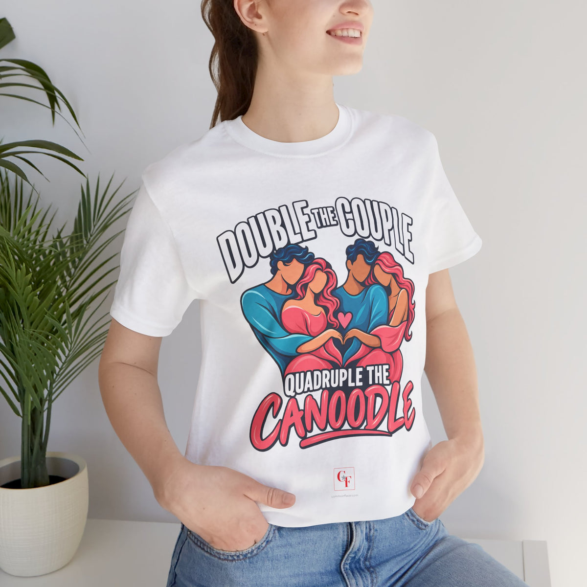 Double Couple Quad Canoodle Tee