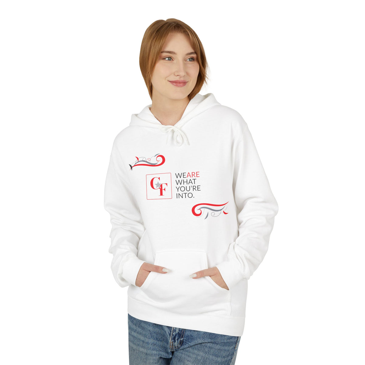 CF Originals "We Are What You're Into" Flowing Twist Hoodie