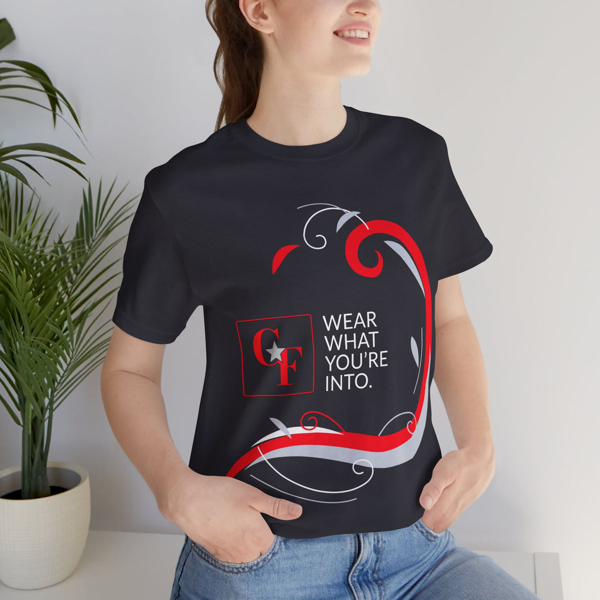 CF Originals "Wear What You're Into" Side Sweep Tee