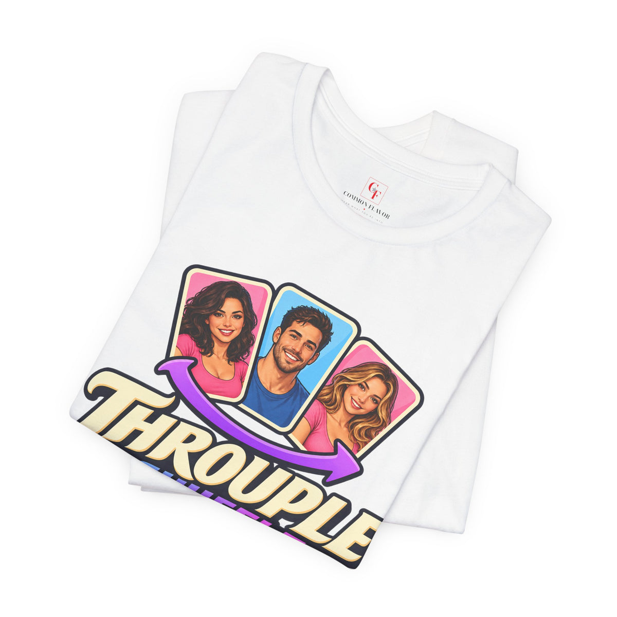 Throuple Shuffle Variation Tee
