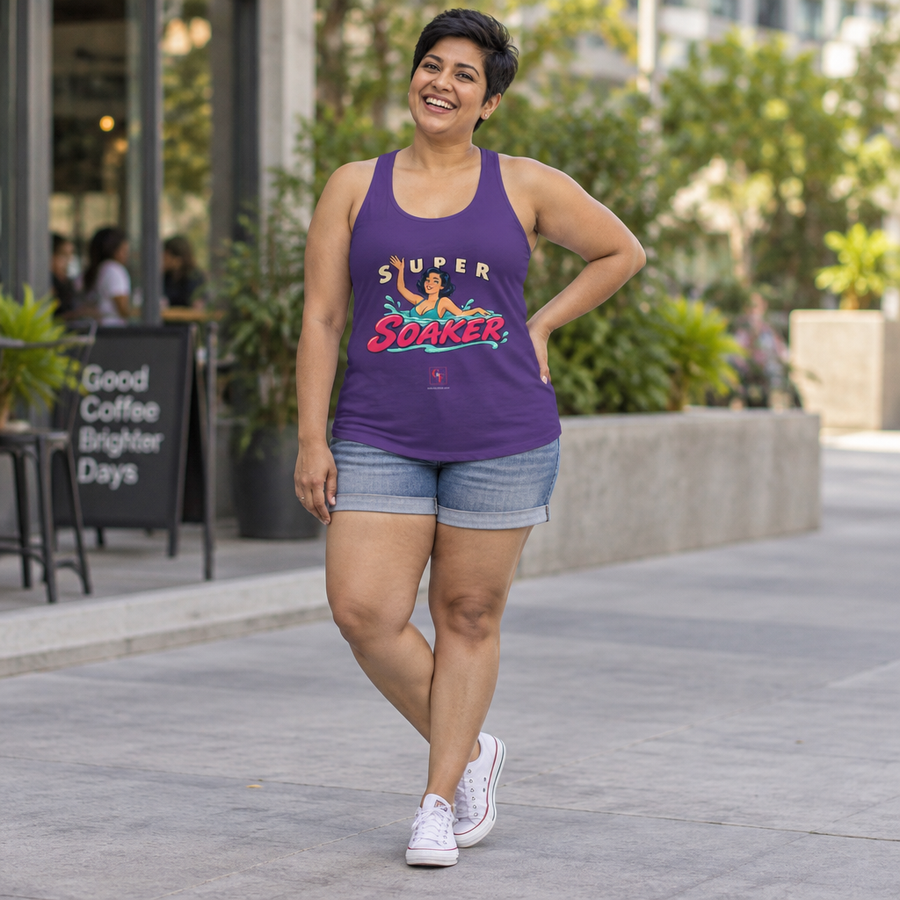 Super Soaker Female Variation Racerback Tank