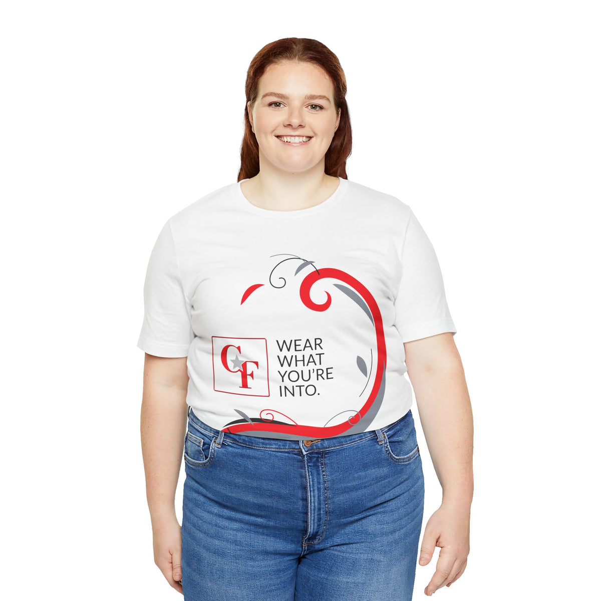 CF Originals "Wear What You're Into" Side Sweep Tee