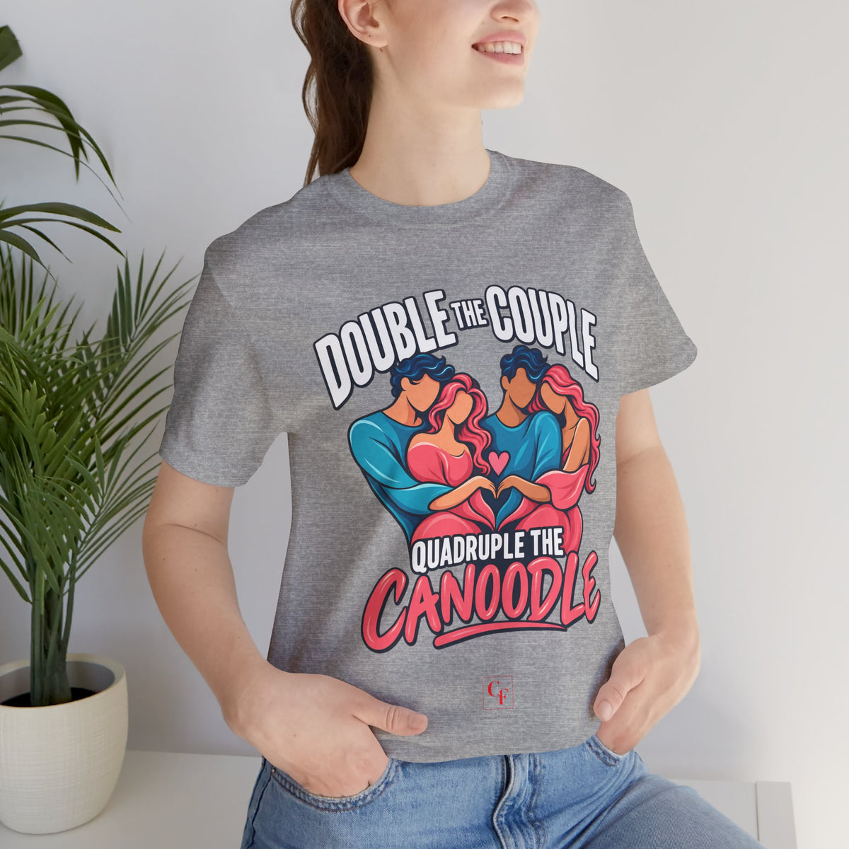 Double Couple Quad Canoodle Tee