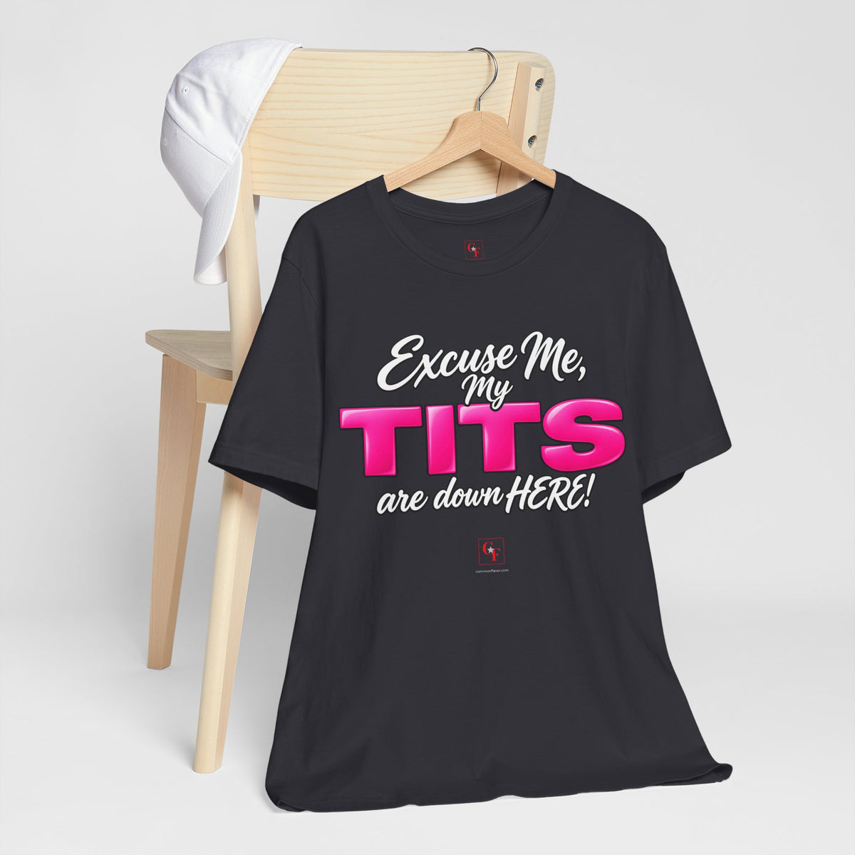 My Tits Are Down Here Tee