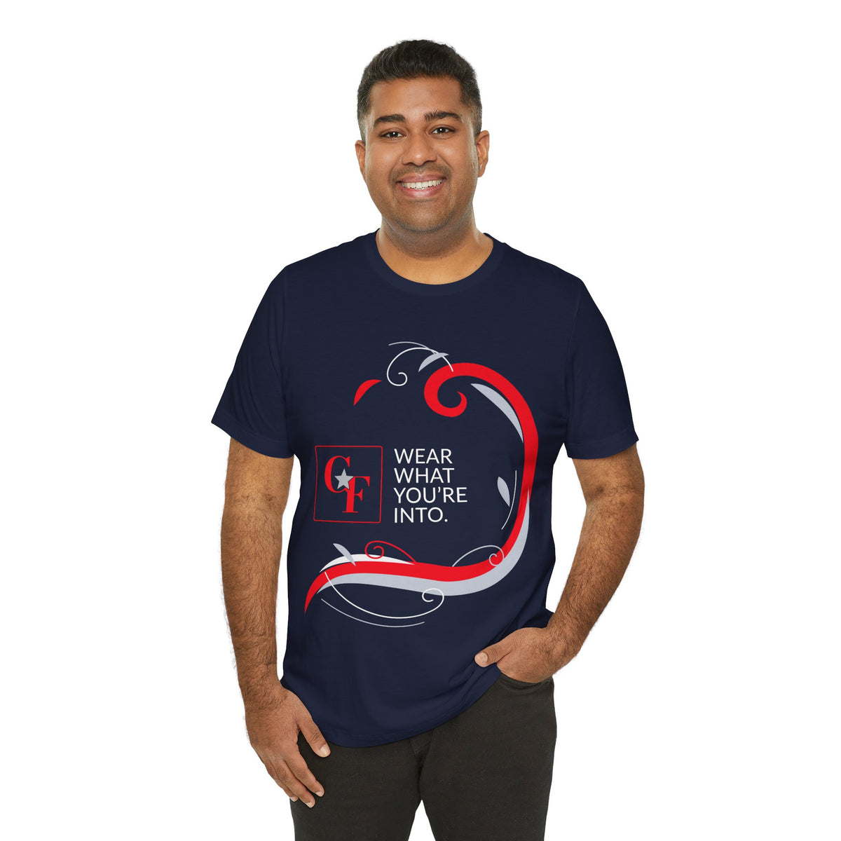 CF Originals "Wear What You're Into" Side Sweep Tee