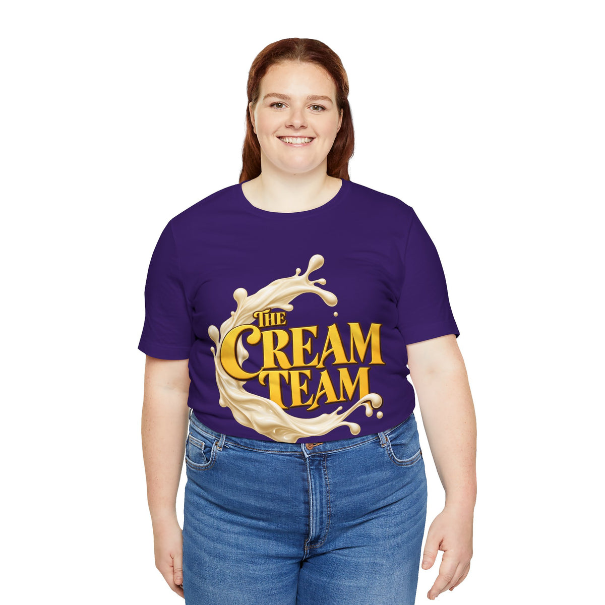 Cream Team Splash Tee