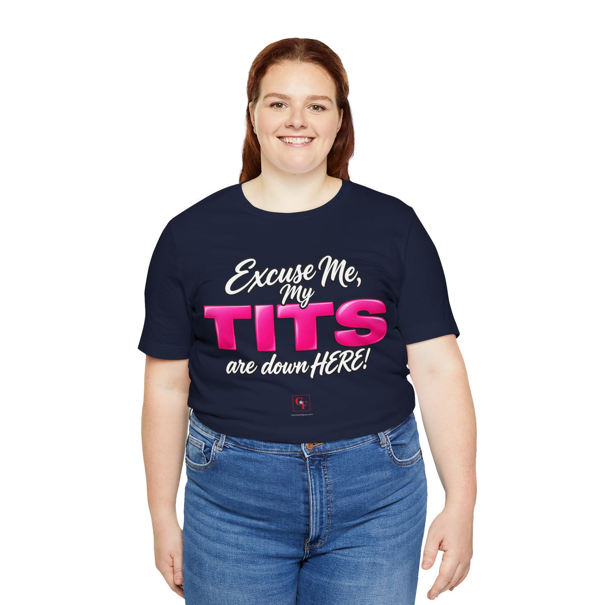 My Tits Are Down Here Tee