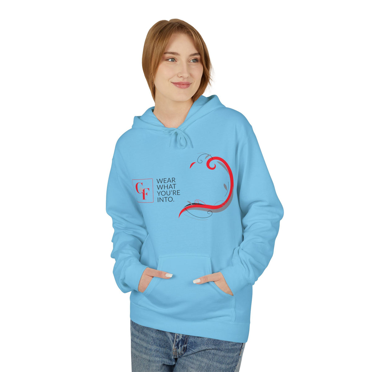 Common Flavor Originals "Wear What You're Into" Side Sweep Hoodie