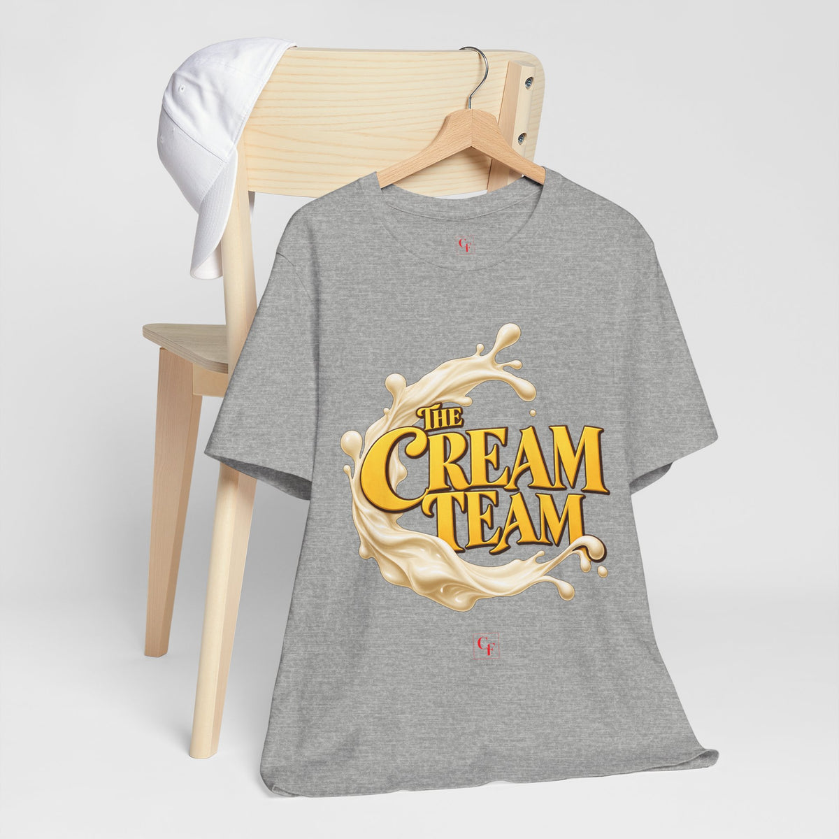 Cream Team Splash Tee