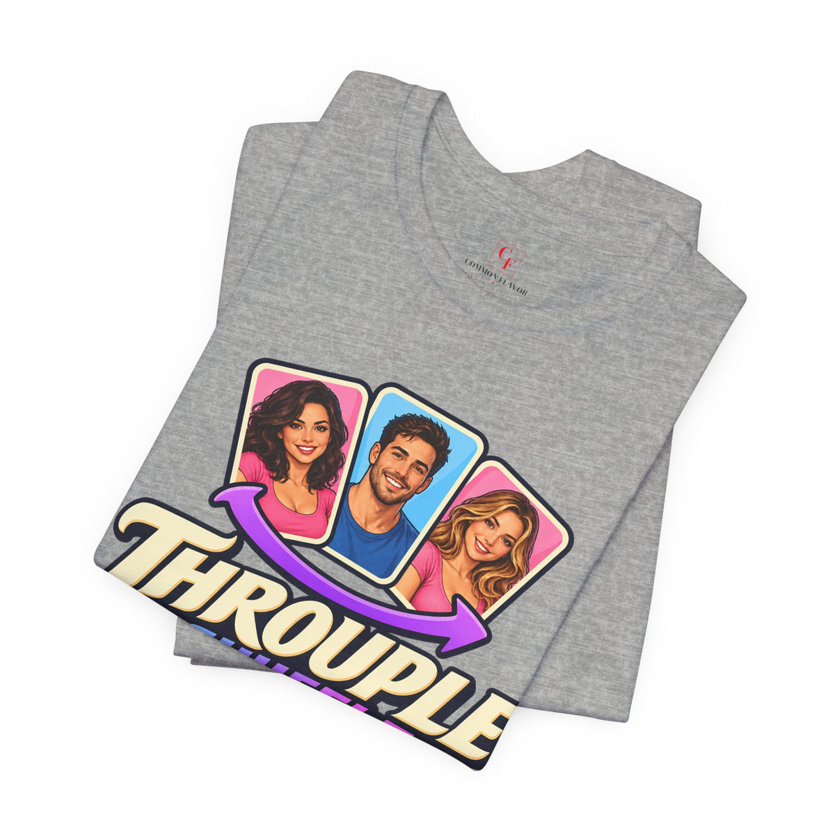 Throuple Shuffle Variation Tee