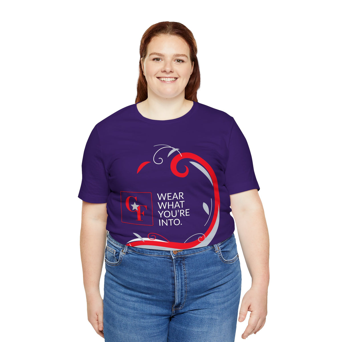 CF Originals "Wear What You're Into" Side Sweep Tee