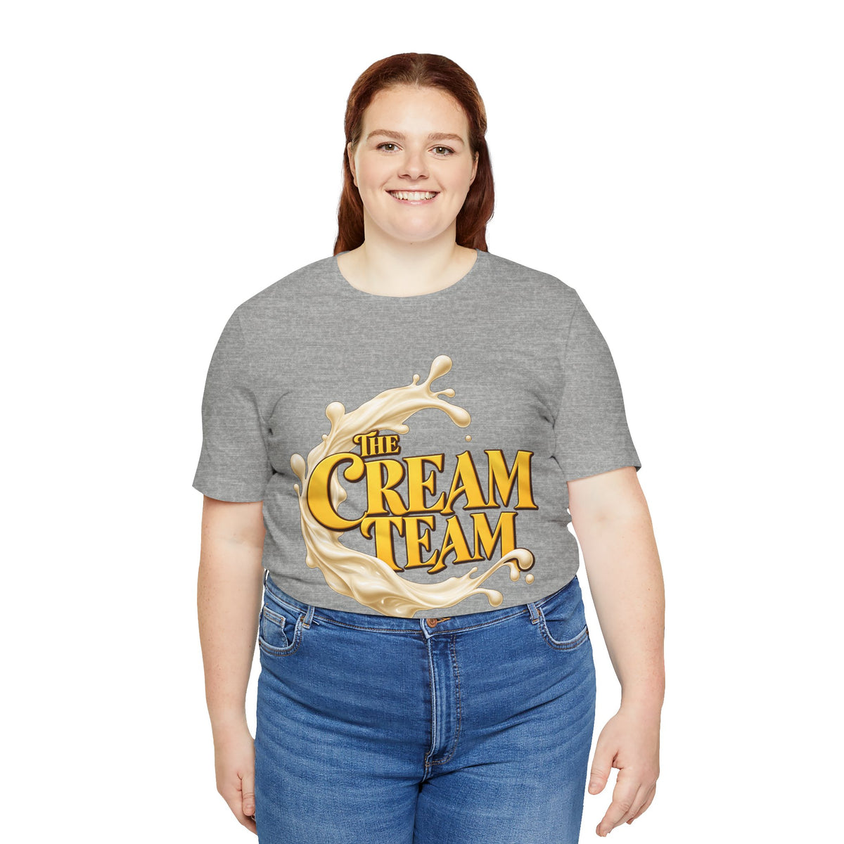 Cream Team Splash Tee