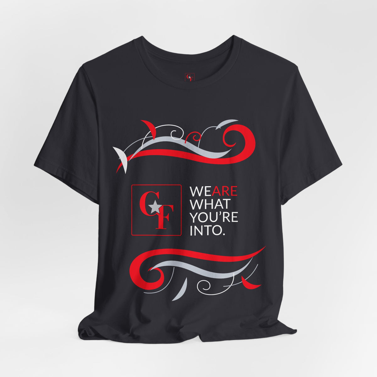 CF Originals "We Are What You're Into" Flowing Twist Tee