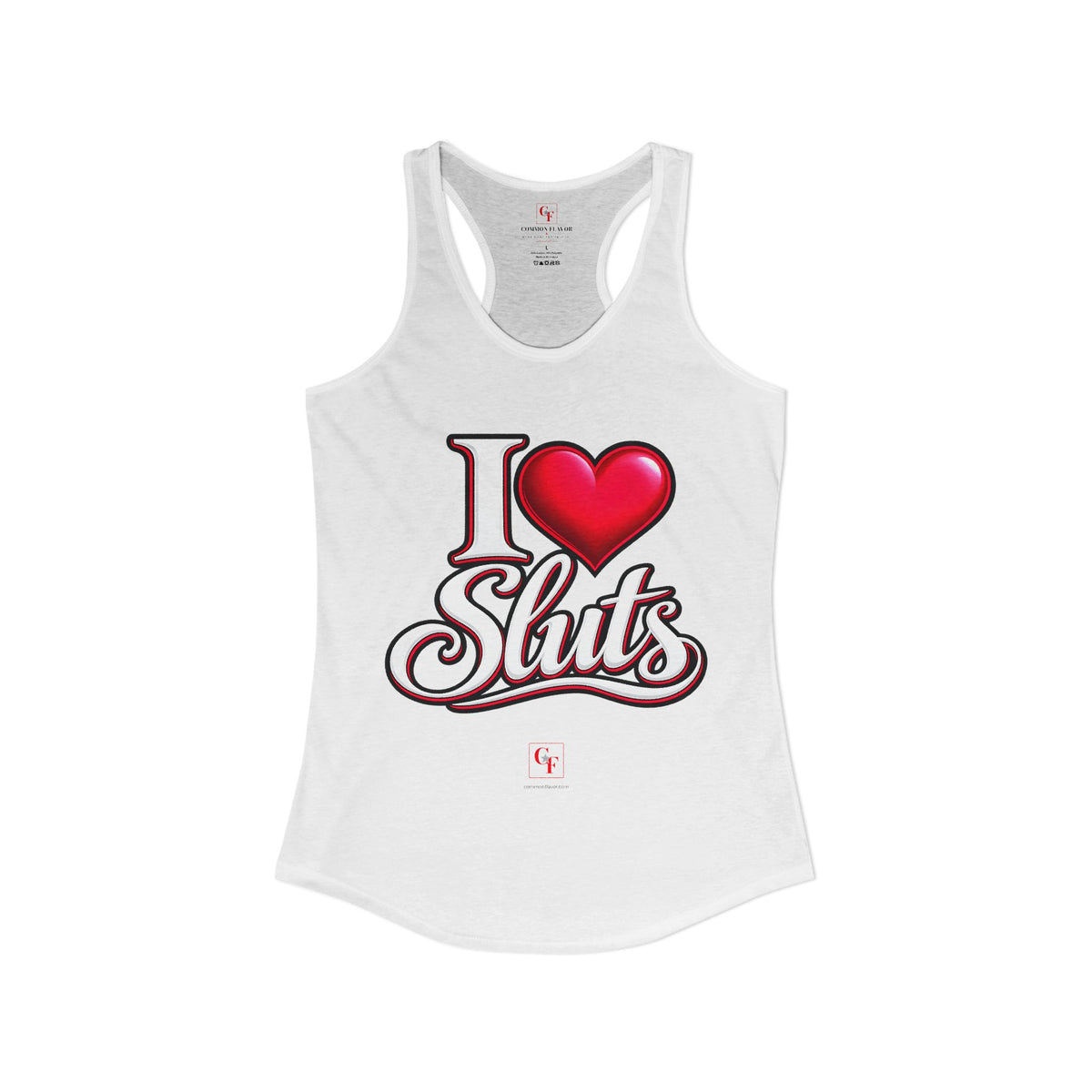 I Heart Sluts Racerback Tank
