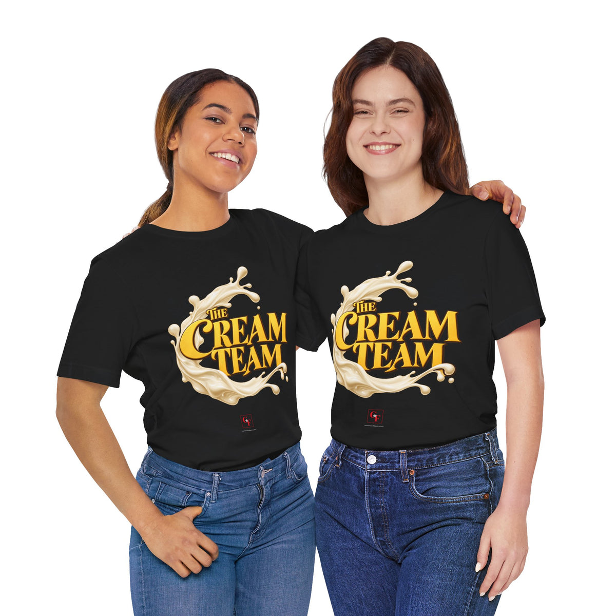 Cream Team Splash Tee