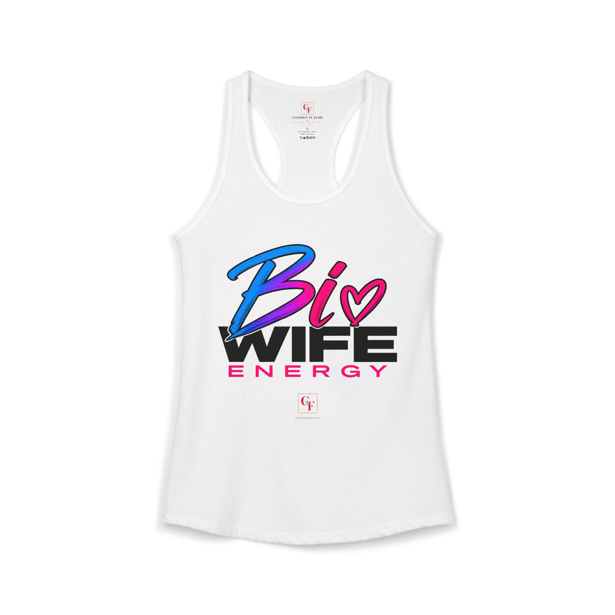 Bi Wife Energy Racerback Tank