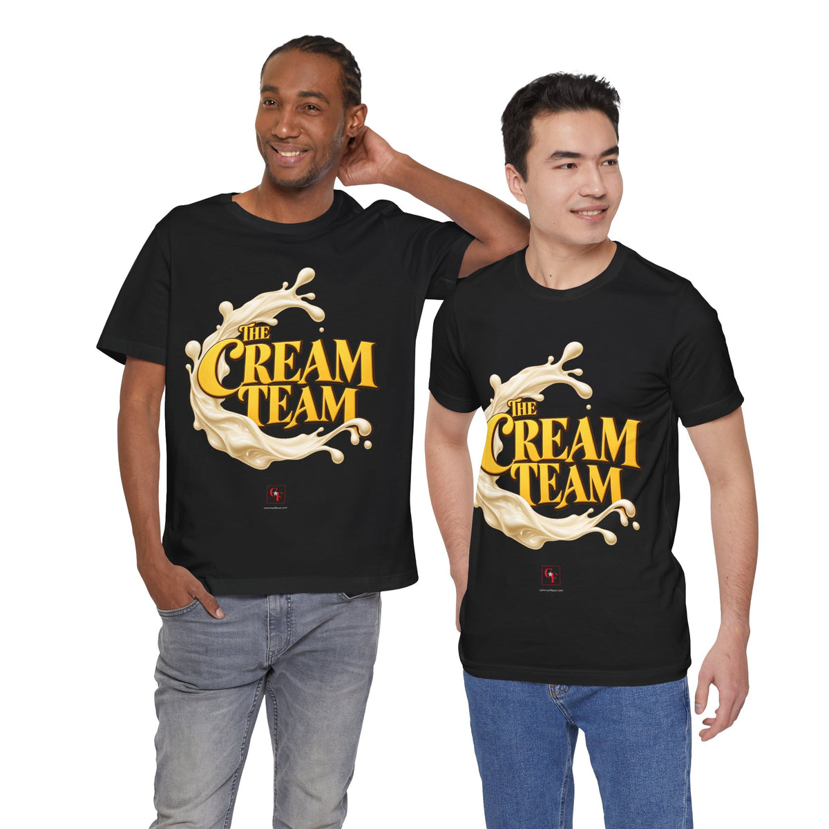 Cream Team Splash Tee