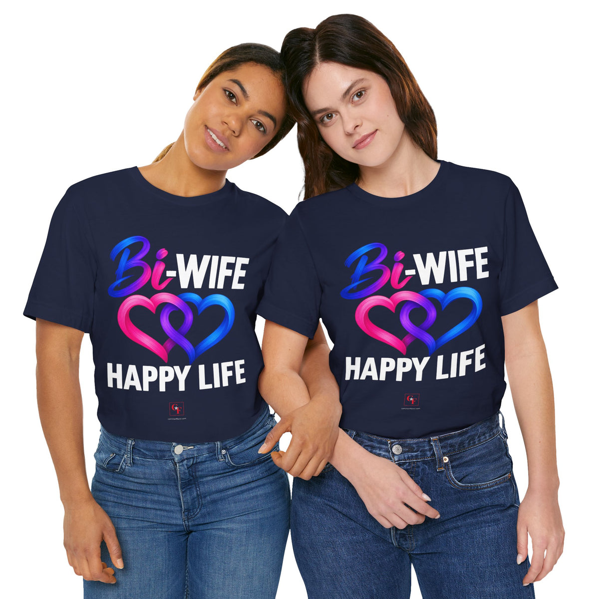 Bi Wife Happy Life Tee