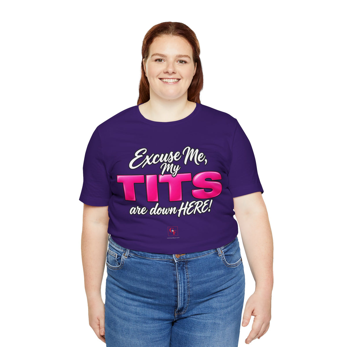My Tits Are Down Here Tee