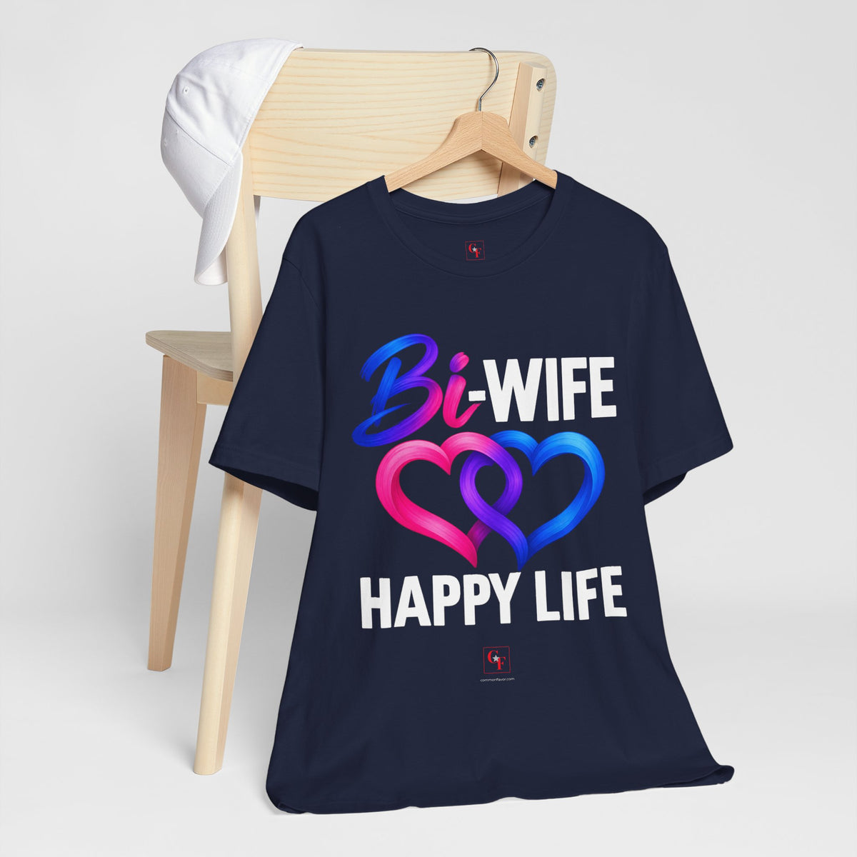 Bi Wife Happy Life Tee