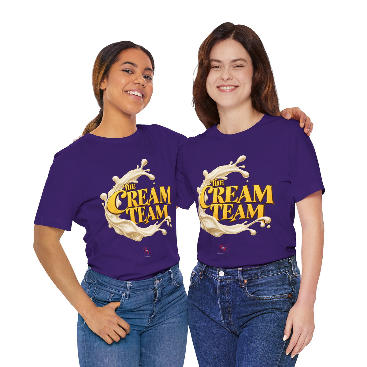 Cream Team Splash Tee