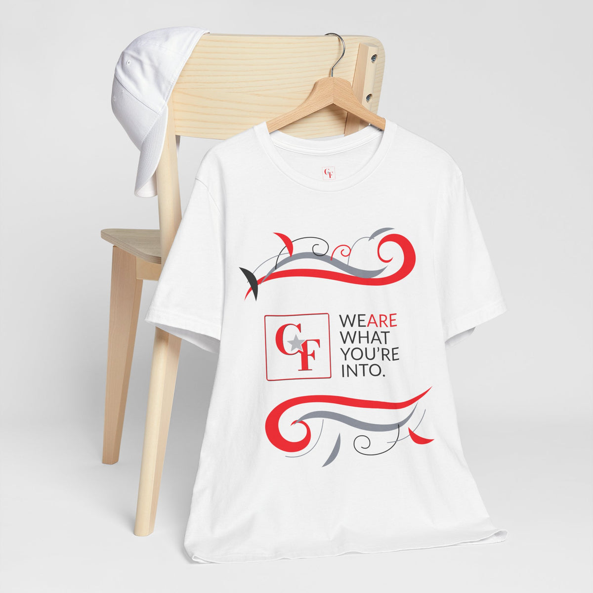 CF Originals "We Are What You're Into" Flowing Twist Tee