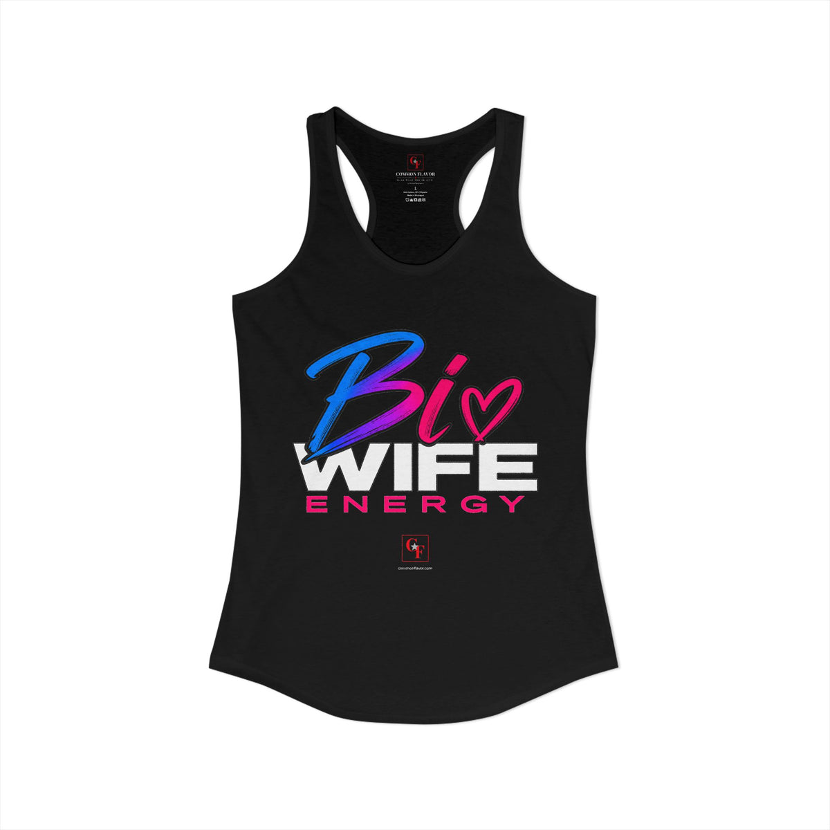Bi Wife Energy Racerback Tank
