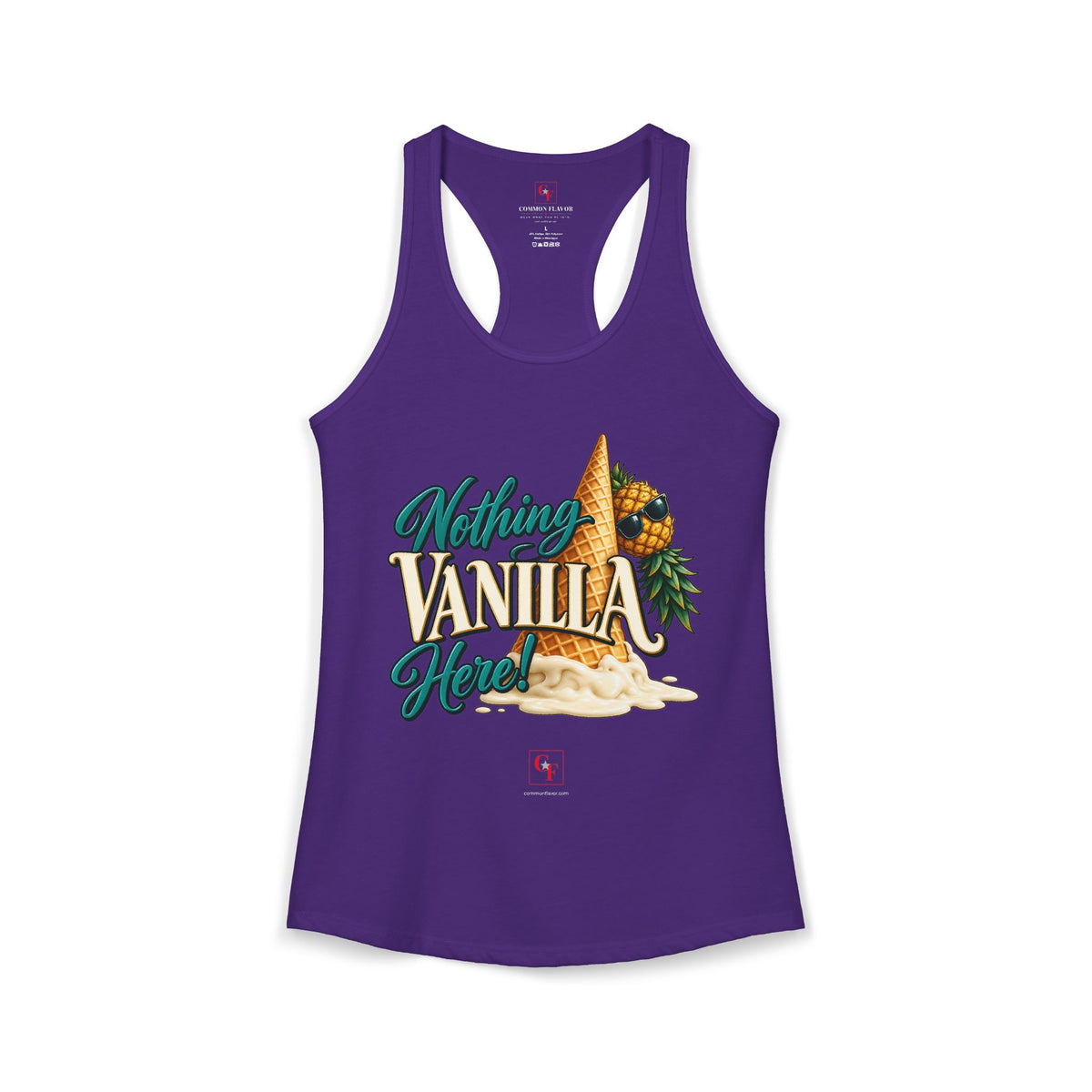 Nothing Vanilla Here Racerback Tank