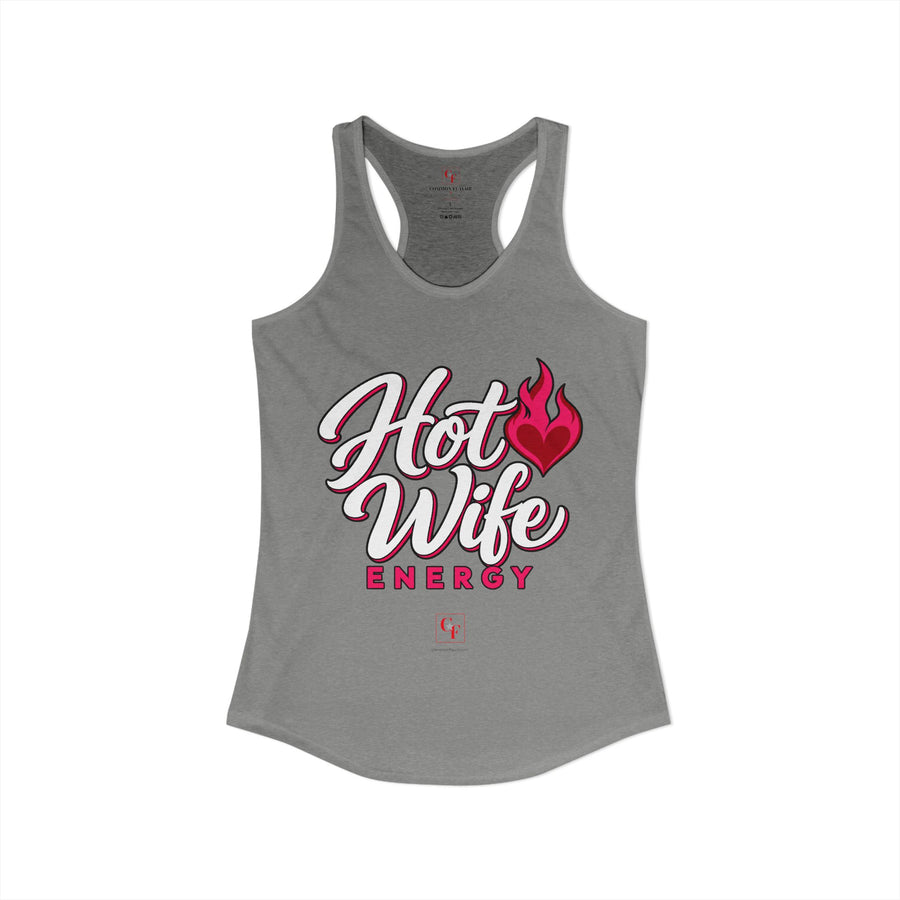 Hot Wife Energy Racerback Tank