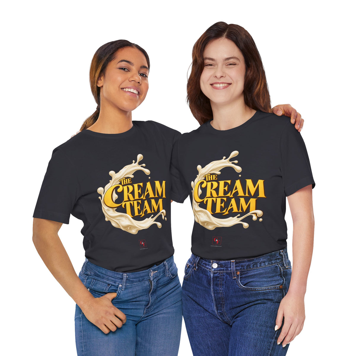 Cream Team Splash Tee