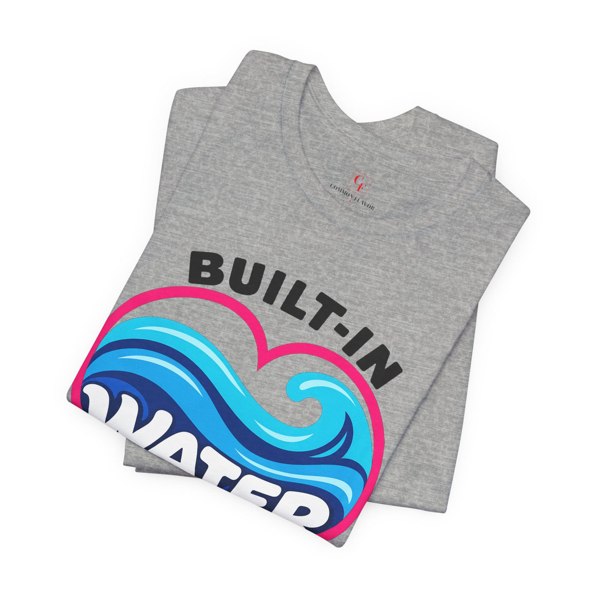 Built-In Water Park Heart Waves Tee