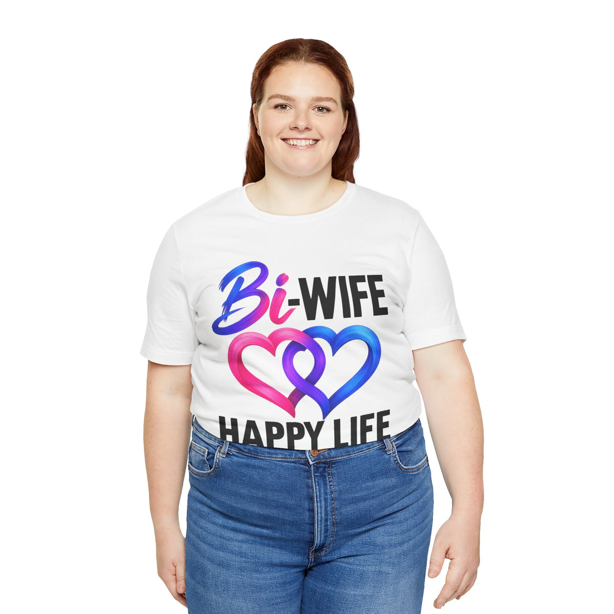 Bi Wife Happy Life Tee