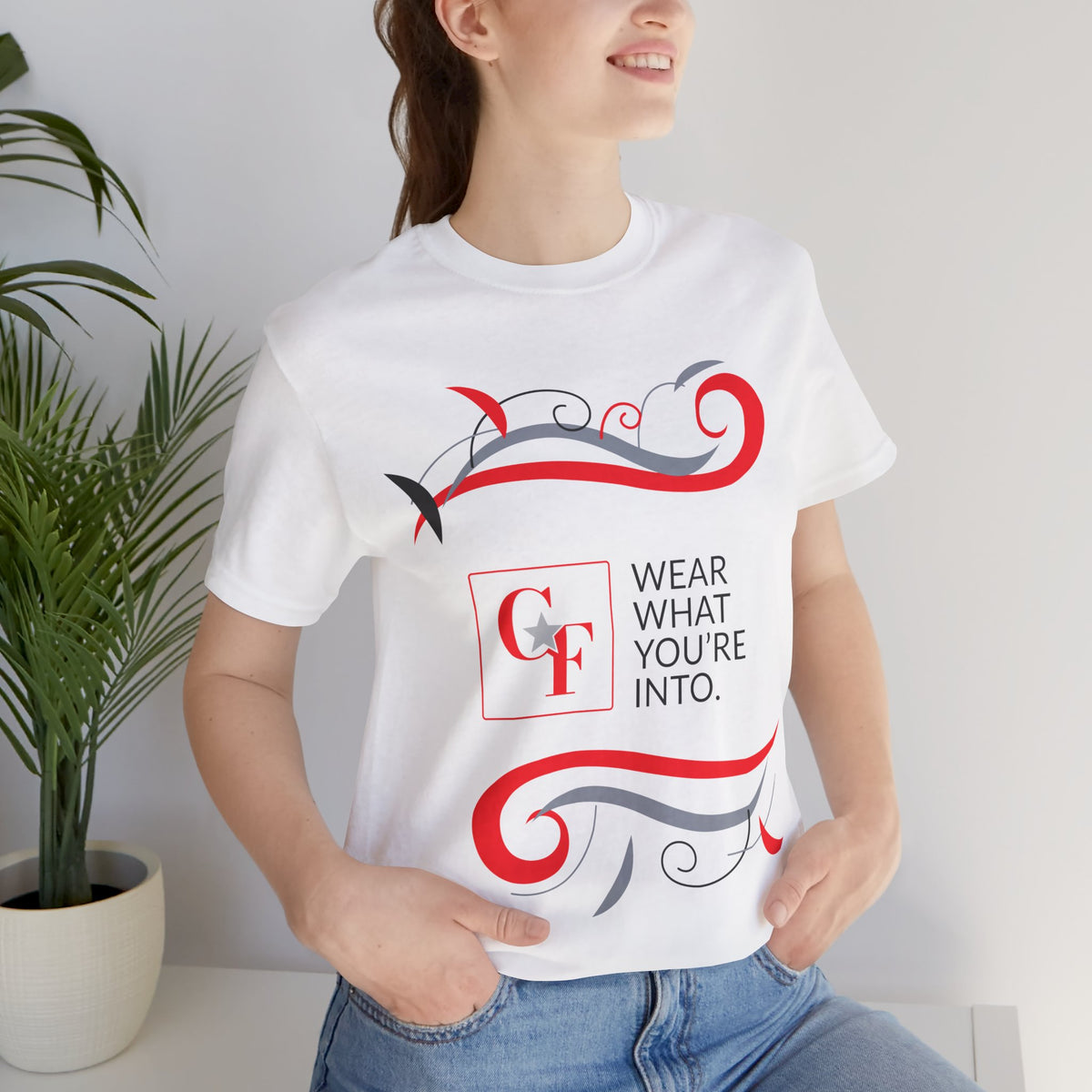 CF Originals "Wear What You're Into" Flowing Twist Tee