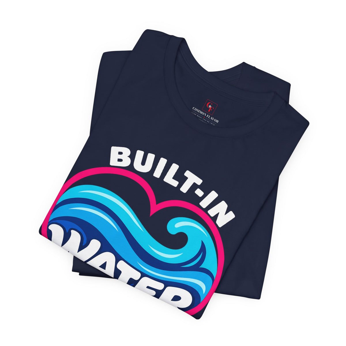 Built-In Water Park Heart Waves Tee