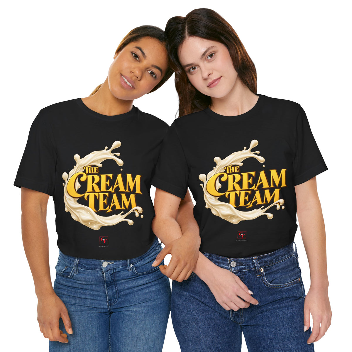 Cream Team Splash Tee